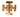 Olive wood Jerusalem cross