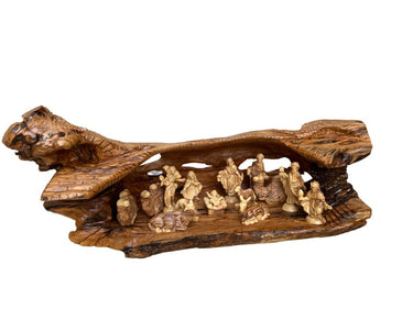 Olive Wood Nativity Scene