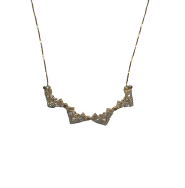 Jerusalem Cross – Yellow Gold & Channel-Set Diamonds